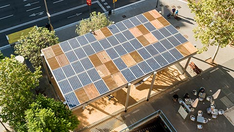 Pla Clima - Fotovoltaica Plaça del Centre