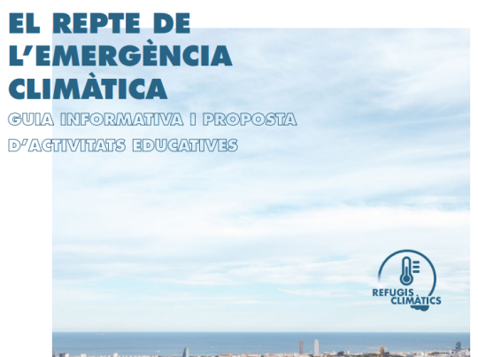 Portada de la guia sobre el repte de l'emergència climàtica