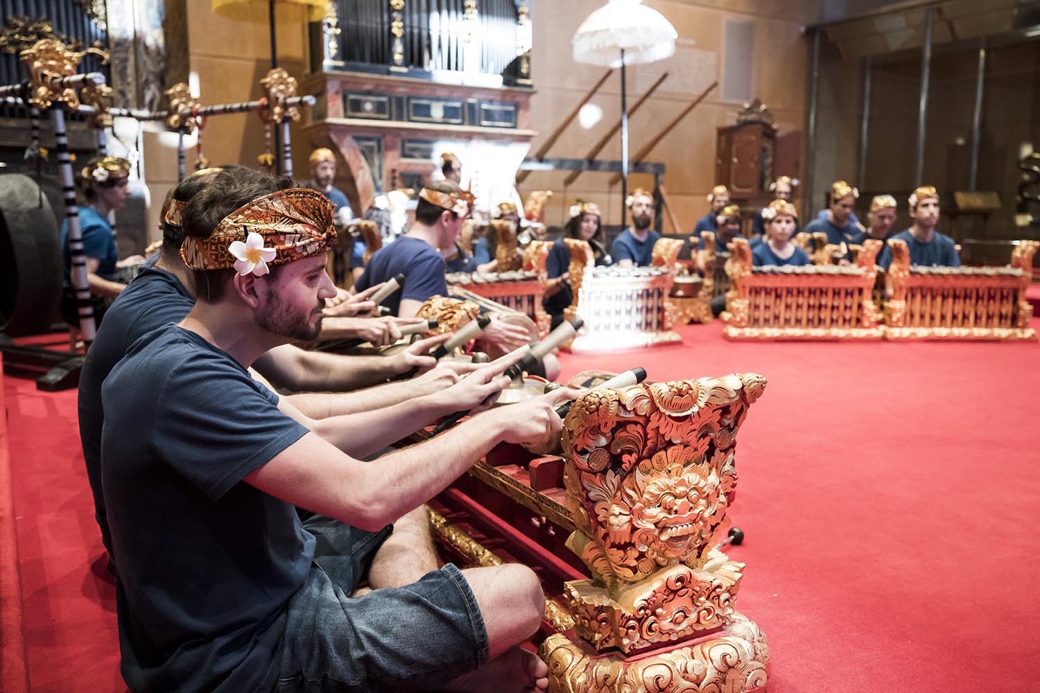 Barcelona. 21.06.2018 Otros Escenarios Posibles: Concert de gamelan al Museu de la Musica, en la sala de teclats
Foto Robert Ramos