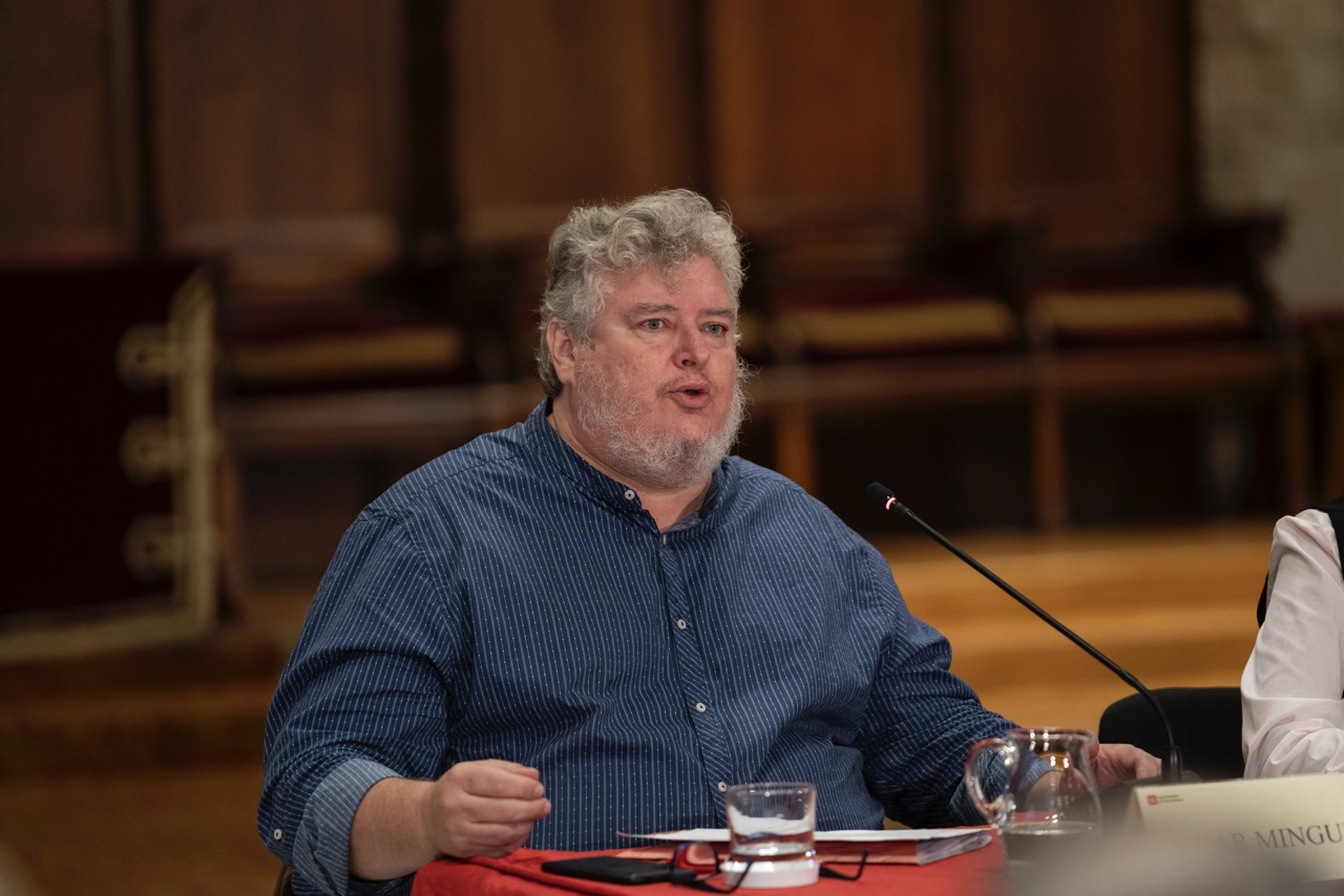 Intervenció Omar Minguillón representant d'UGT i vicepresident del CESB