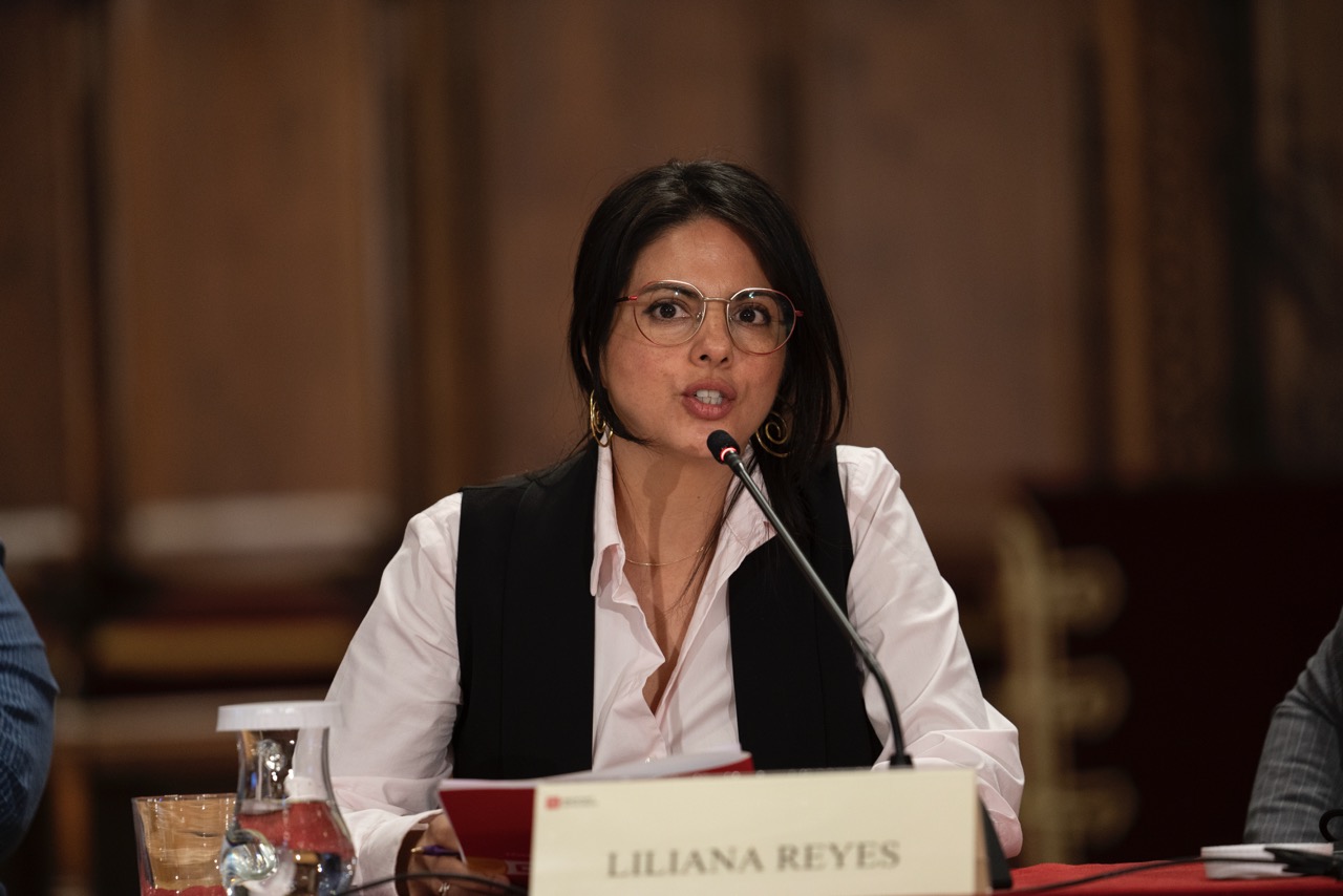 Intervenció de Liliana Reyes, representant de Comissions Obreres al CESB