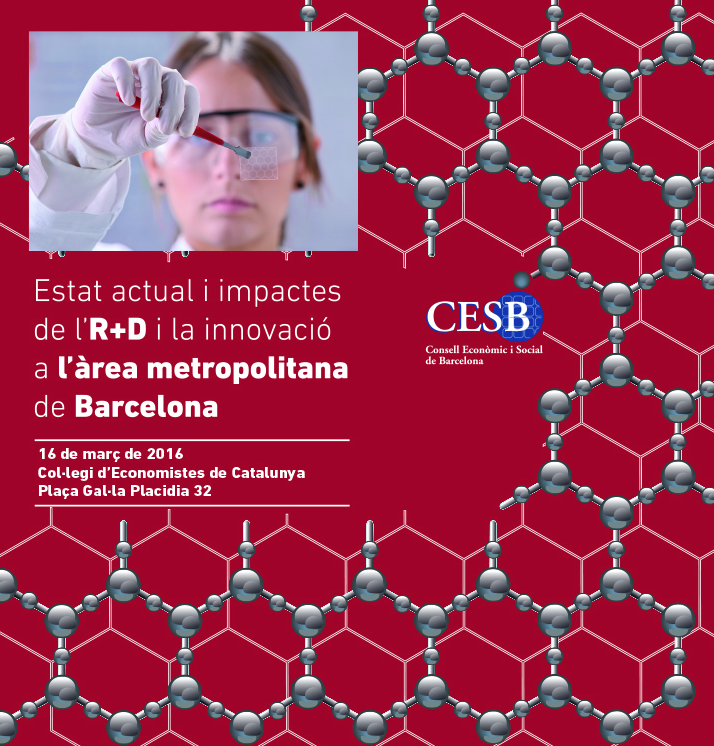 Cartell Jornada Estat actual i impactes de l'R+D i la innovació a l'àrea metropolitana de Barcelona