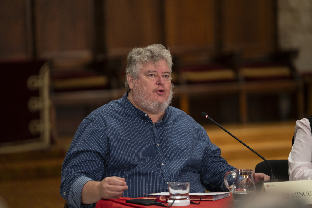 Intervenció Omar Minguillón representant d'UGT i vicepresident del CESB