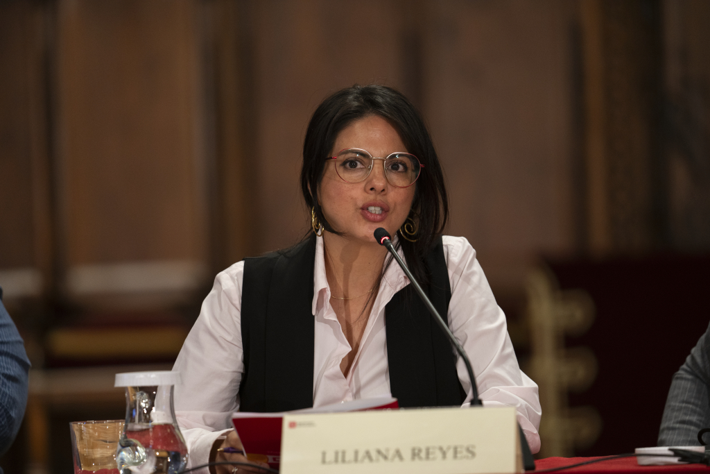 Intervenció de Liliana Reyes, representant de Comissions Obreres al CESB