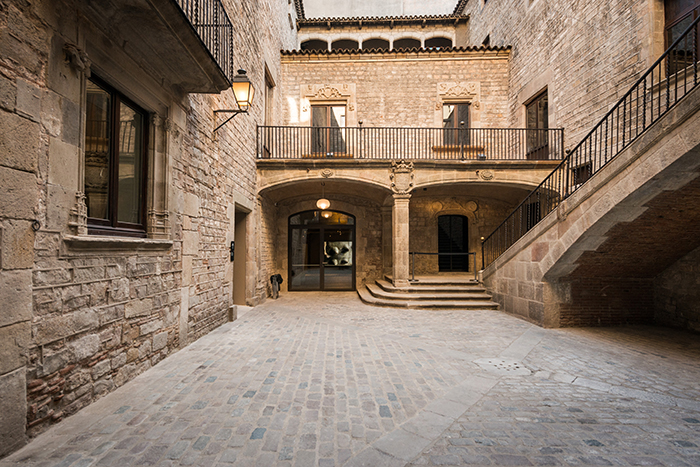 Patio del Museu de Cultures del Món