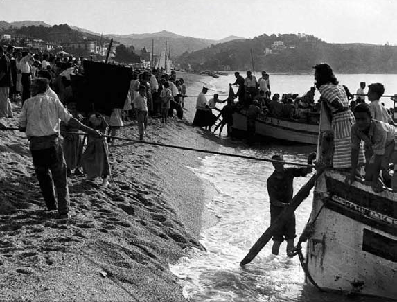 Processó marinera a Santa Cristina Lloret de Mar 1947