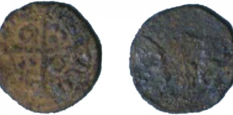 Terç de croat, amb el bust coronat d’Alfons IV i el nom de la ciutat al revers: [bar]-CA-NO-[na]. 1416-1458