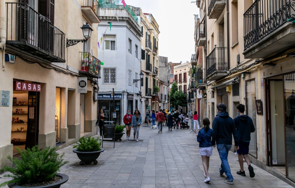 Botigues al carrer Major de Sarrià