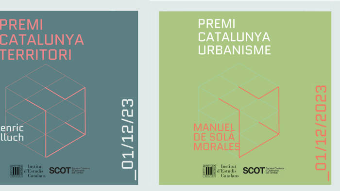 Presentació Premis Catalunya d'Urbanisme Manuel de Solà-Mora