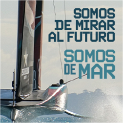 Baner con el texto: Somos de mirar al futuro. Somos de mar.